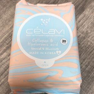 🫟5 for $25🫟 Célavi Collagen Makeup Remover Cleansing Towelettes